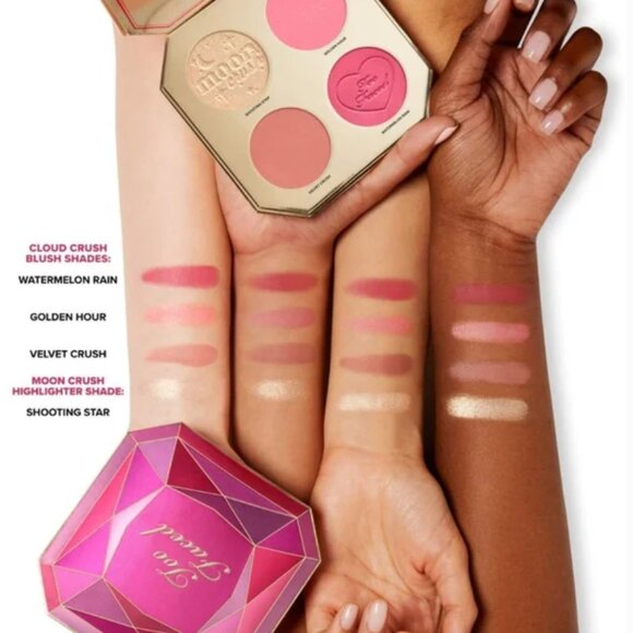 Too Faced Jewel Crush Blush & Highlighter Face Palette - Limited Edition - Picture 3 of 5